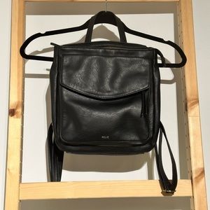Relic by Fossil Faux Black Leather back pack
